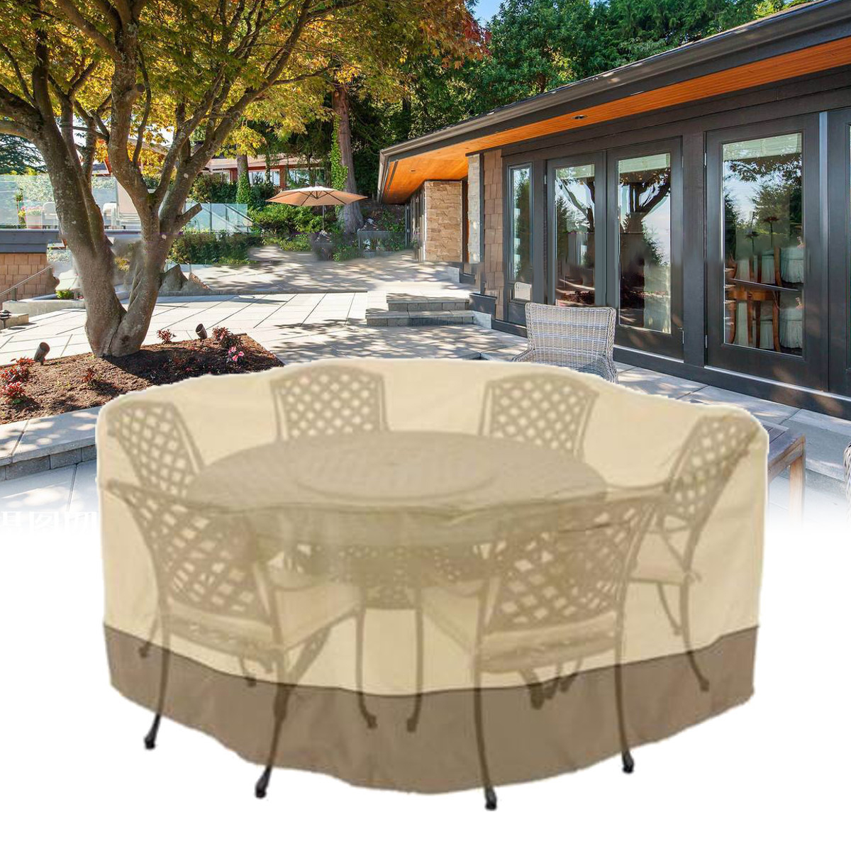 Garden Round Waterproof Table Cover Patio Outdoor Furniture Set Shelte Itty Bitty Store