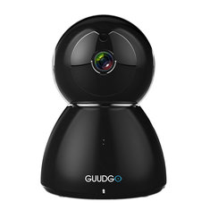 GUUDGO GD-SC03 Pupazzo di Neve 1080P Cloud WIFI IP Telecamera Nera Pan & Tilt Visione notturna IR-Cut Visione notturna bidirezionale Allarme di rilevazione movimento fotografica Supporto monitor Amazon-AWS [Amazon Web Servizio] Cloud memoria Servizio