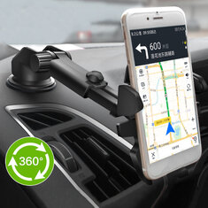 Universale Supporto Smartphone per Ventilazione Auto Staffa Telefono per iPhone X XS 8 7 Plus Samsung S10 S9 S8 Huawei P30 P20 Xiaomi e GPS Navigatore Nero Porta Cellulare Magnetico