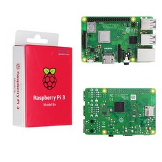 Raspberry Pi 3 Modèle B+ Carte Mère avec BCM2837B0 Cortex-A53 (ARMv8) 1.4GHz CPU Sans Fil Bi-Bande LAN w/ 1GB RAM