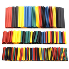 kit de tubo termocontra/íble de poliolefina de 670 piezas Tubo termorretr/áctil surtido de mangas de protecci/ón de aislamiento de cable de alambre impermeable con estuche de almacenamiento