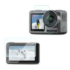 2.5D Anti-Scratch Tempered Glass Screen Protector Protective Film Sets Clear for DJI OSMO ACTION Camera