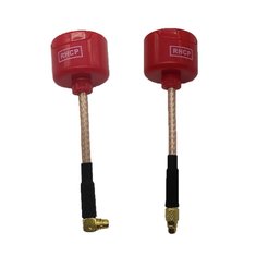 Aomway MINI-2.5 5600-5950MHz 5.8GHz 2.5dBi MMCX Rechte hoek / Rechte RHCP Mini FPV Antenne voor FPV Racing Drone