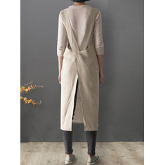 الصليب الياباني العودة الجيب الصلبة اللباس القطن المئزر