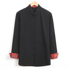 Chemises décontractées à manches longues pour hommes