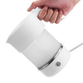 600W 110-240V 500ML طوي سيليكون غلاية كهربائية غلاية شاي قهوة إبريق