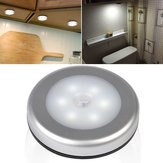Ultra-mince sans fil 6 LED PIR détecteur de mouvement LED Wall Night Light Batterie puissance pour armoire armoire 
