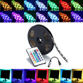 0.5 / 1/2/3/4/5 M SMD5050 RGB LED Strip Lamp Bar TV Backliling Kit + USB Afstandsbediening DC5V