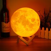 18cm Capteur Tactile 3D Lune Lampe USB Change de Couleur LED Luna Veilleuse Cadeau des Enfants