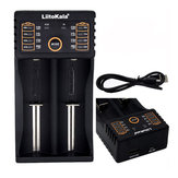Liitokala lii-202 5V 2A Micro USB Chargeur pour Batterie 18650/26650/16340/14500