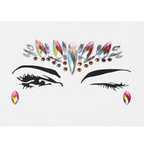 3D Acrylic Facial Decoration Rhinestone Stage Masquerade