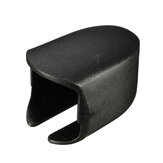 ブラックオーバルメイクブラシ保護カバー美容コスメブラシツールトラベル 