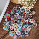 Original
100 piezas de madera redonda Botones Costura de decoración Botones DIY Materiales