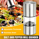 Original
Molinillo de sal y pimienta de vidrio de acero inoxidable Molinillo de especias Cocina ajustable