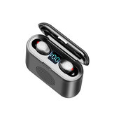 Original
F9 2 en 1 mini digital Pantalla bluetooth 5.0 Auriculares IPX7 estéreo inalámbrico Auricular con carga de altavoces Caja
