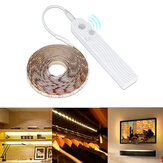 1M 2M 3M البطارية Powered PIR Motion المستشعر 2835 SMD LED Strip ضوء for Cabinet Kitchen Bedroom