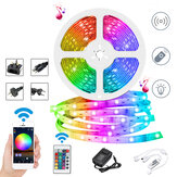 DC12V 10M Niet-waterdichte DIY 2835 RGB WiFi Smart 600LED Striplicht Werk met Alexa Google Home voor Home Decor