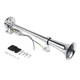 Original
150dB Bocina de aire eléctrica Trompeta de acero inoxidable Trompeta Tubo único 12V / 24V para Marine barco Coche Camión