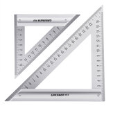 Original
Drillpro Regla de ángulo triangular métrica de 120/180 mm Diseño cuadrado de carpintería de acero inoxidable herramienta