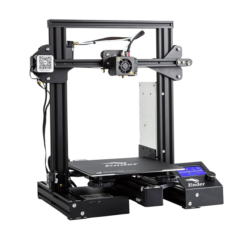 Creality3dender 3 Pro Vスロットprusa I3 Diy 3dプリンタ220x220x250mm磁気取り外し可能なプラットフォームステッカー電源レジューム機能オフラインプリント特許mk10押出機単純レベリング