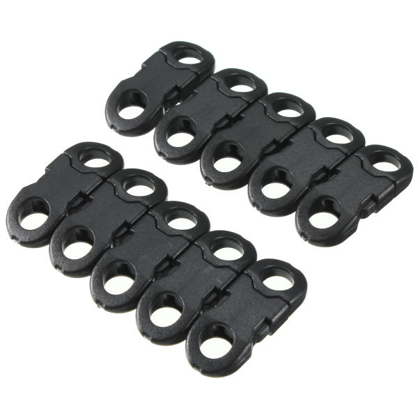 10pcs Plastique Boucle à Libération Latérale Pour Bracelet Paracorde
