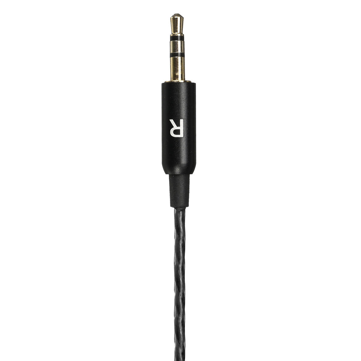 Black Nylon Audio Cable For Sol Republic V8 V10 V12 X3 Tracks HD Headphones 1.2M