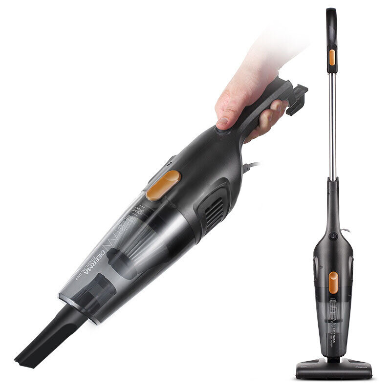 Deerma DX115C бытовой пылесос мини ручной уборщик толкатель сильное всасывание низкий уровень шума