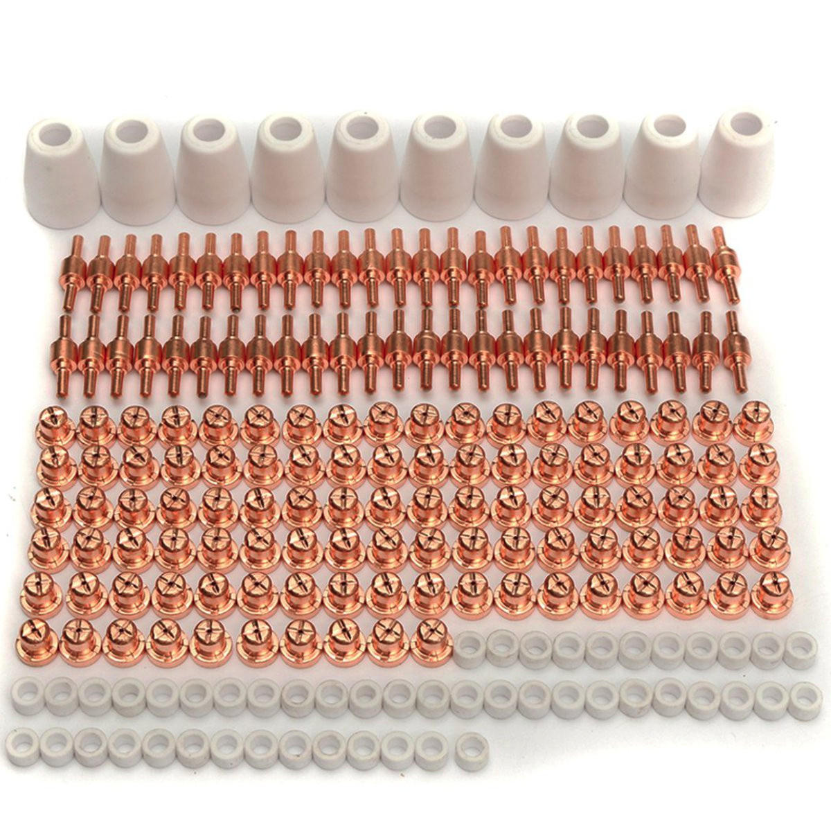 210pcs PT-31 LG40 Air LG40 Plasma Cutter Accessor Électrode Buse
