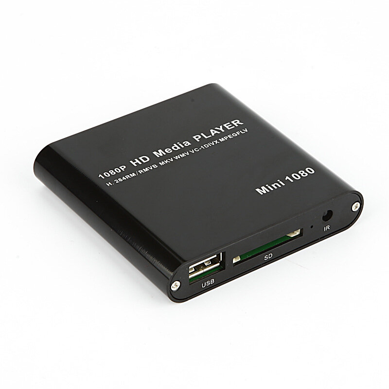 Multi Media Player 1080P USB SD MMC HD MKV AV HDMI Video Audio Digital Black !