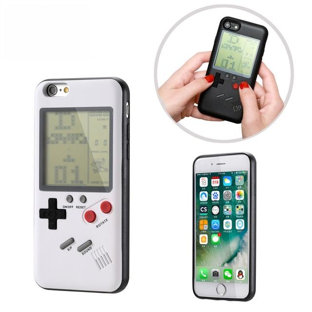 Gameboy Case For Iphone Xr Retro 3d Playable Gameboy Cover Case With 36 Classic Games Handheld Color Screen Video Game Console Case For Iphone White Walmart Com Walmart Com