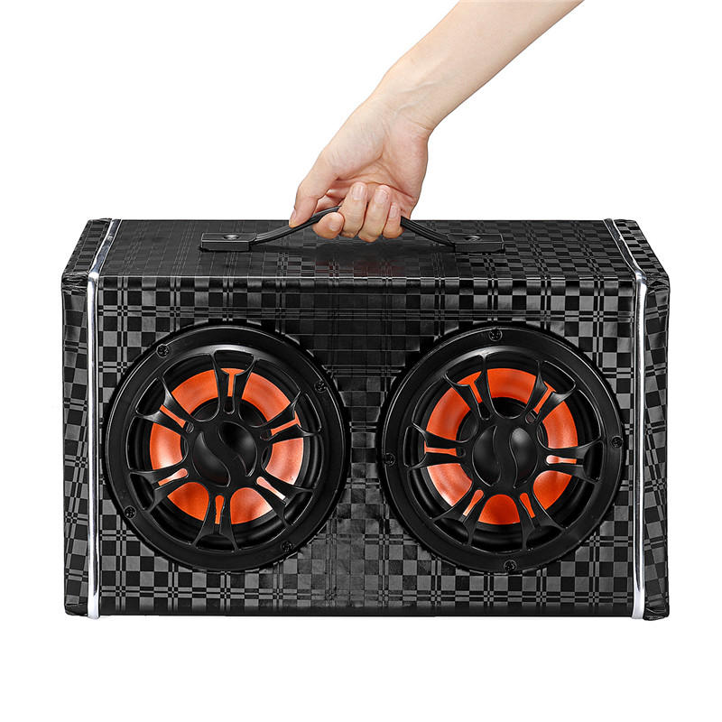 150W Wireless bluetooth Car Speaker Super Bass Subwoofer Surround Sound With Mic For 12V/24V/100-240