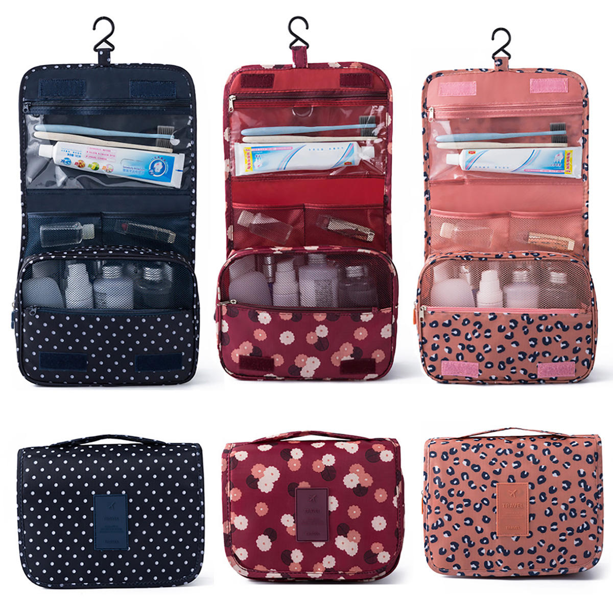 folding cosmetic bag