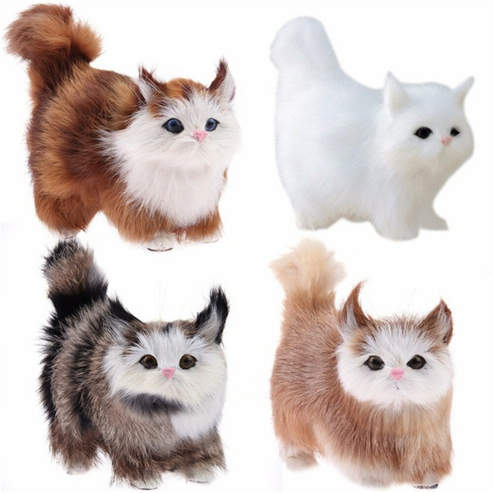 Simulation Katze Spielzeug Plüschtier Spielzeug gefüllte Katze für Home