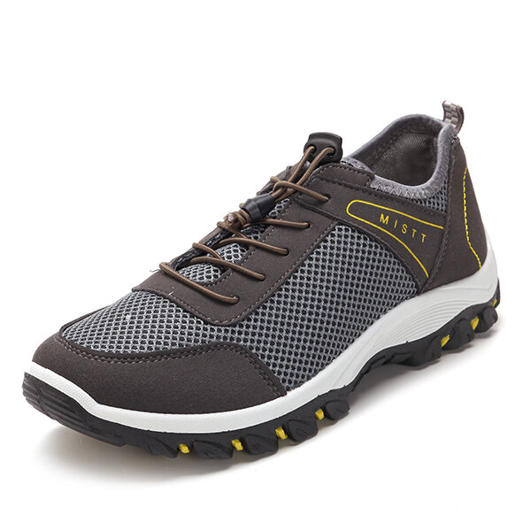 Мужская воздухопроводная Спортивная обувь с отверстиями Можно носить при восхождении, ходьбе и прогулке на открытом воздухе