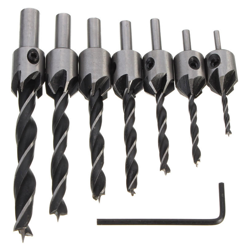 Punta Per Legno Con Svasatore 3-5Mm