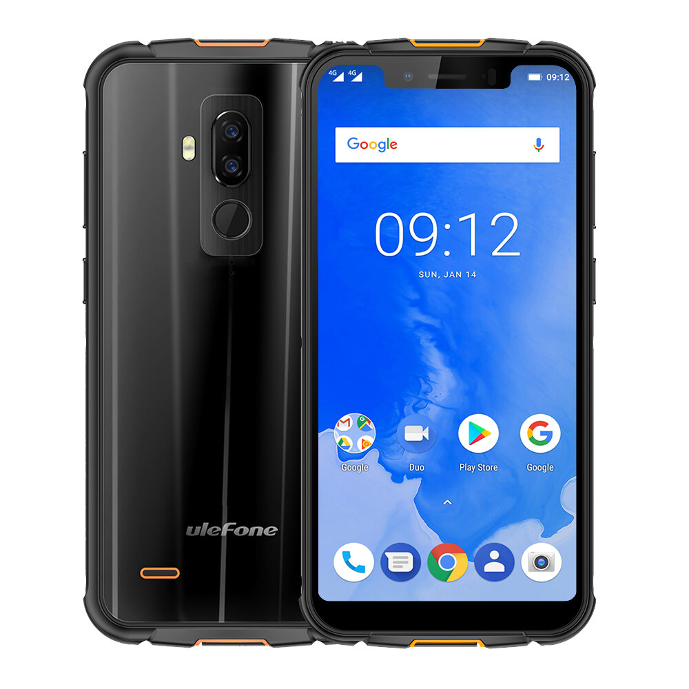 Ulefone Armor 5 IP68 Водонепроницаемый NFC Wireless Charge 5.85" 4GB 64GB MT6763 Octa core Смартфон