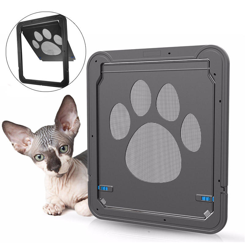 37x42cm Large Medium Dog Cat Pet Door Screen Window Abs Magnetic