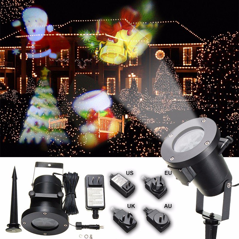 Imperméable Laser Noël Mobile De Projecteur Motif Scène Coloré Père Led mnOv8wN0