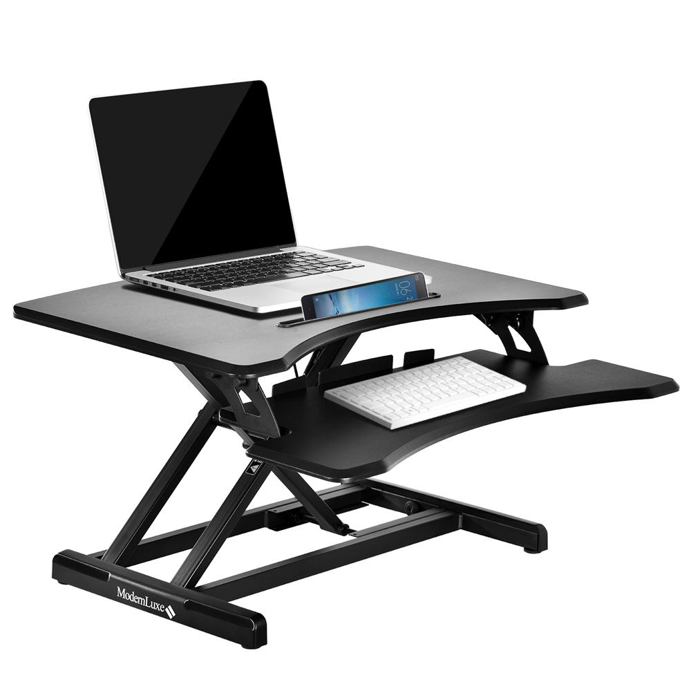 Modernluxe Office Sit Stand Desk Height Adjustable Standing Desk