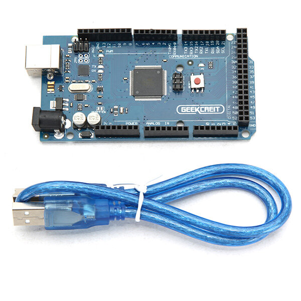 Geekcreit Mega 2560 R3 Atmega2560 16au Mega2560 Entwicklungsboard Mit Usb Kabel Für Arduino