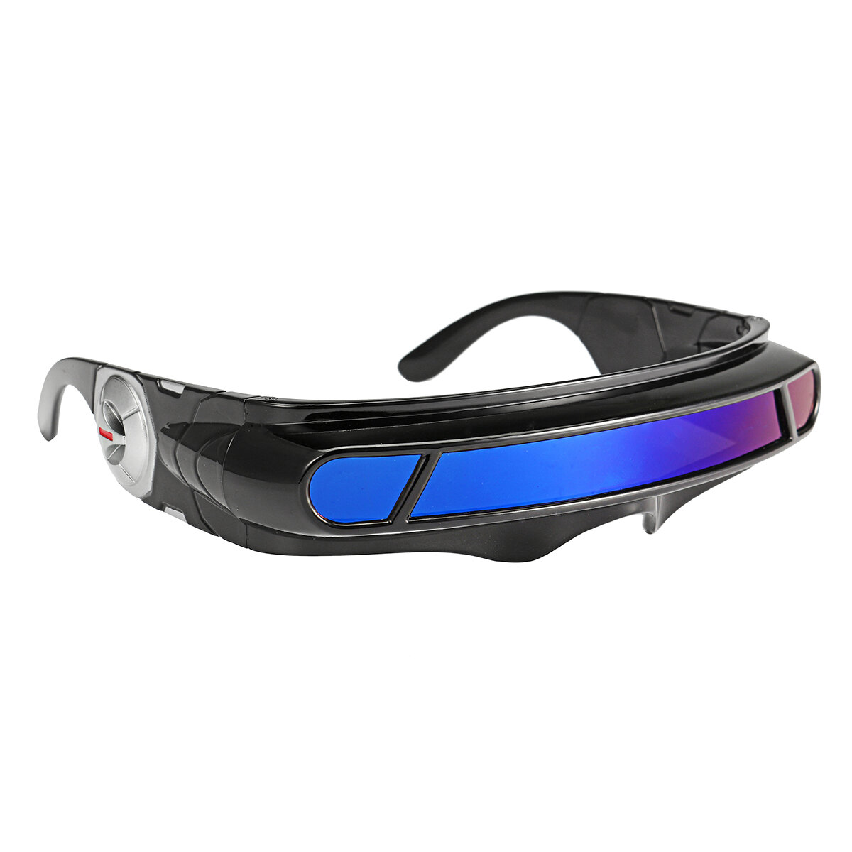 10/pack Mirrored Futuristic Shield  Sunglasses Party Funny Glasses