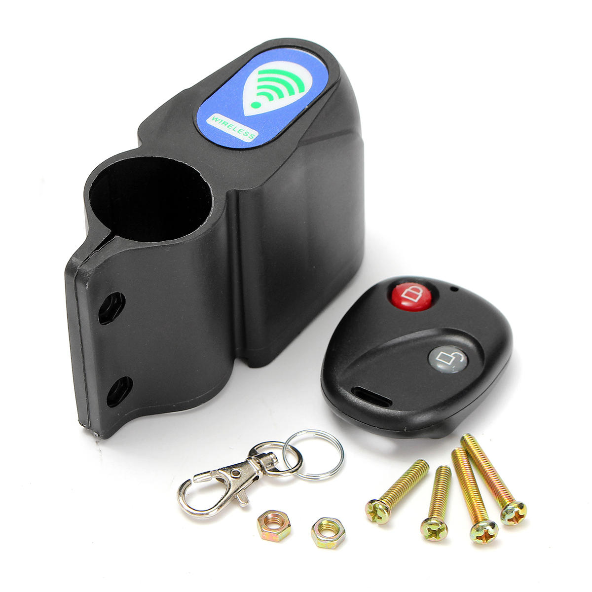anti theft bike lock alarm wireless