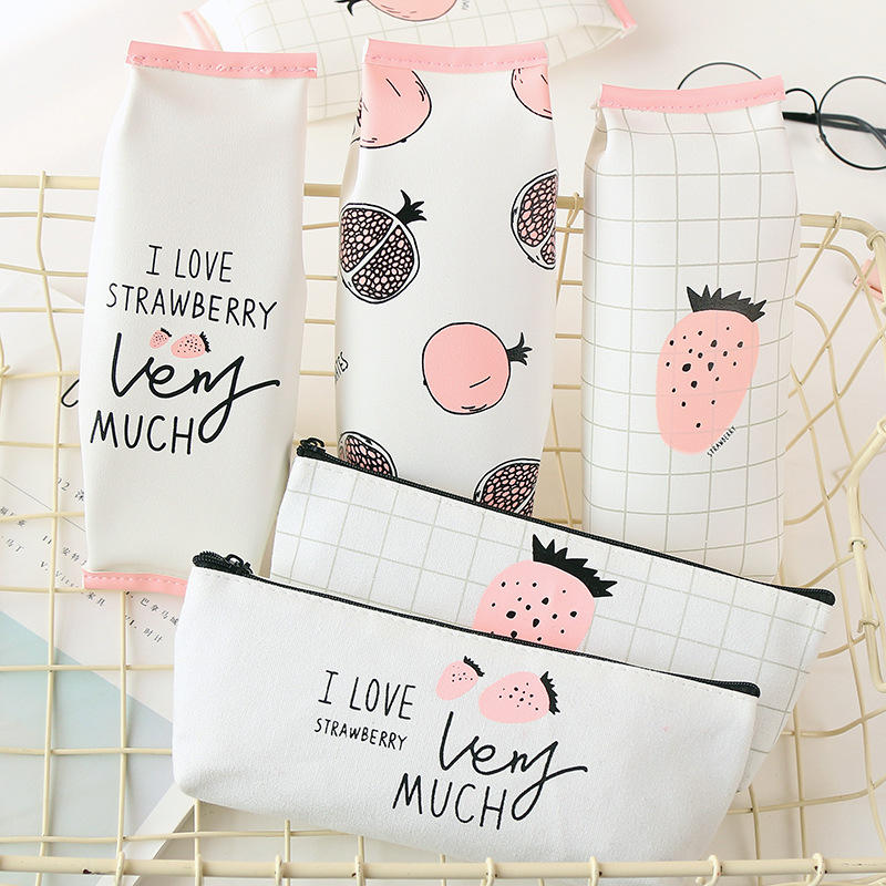 WAM PC-04 قماش مدرسة قلم رصاص القضية القرطاسية منظم التخزين أكياس القلم الحقيبة