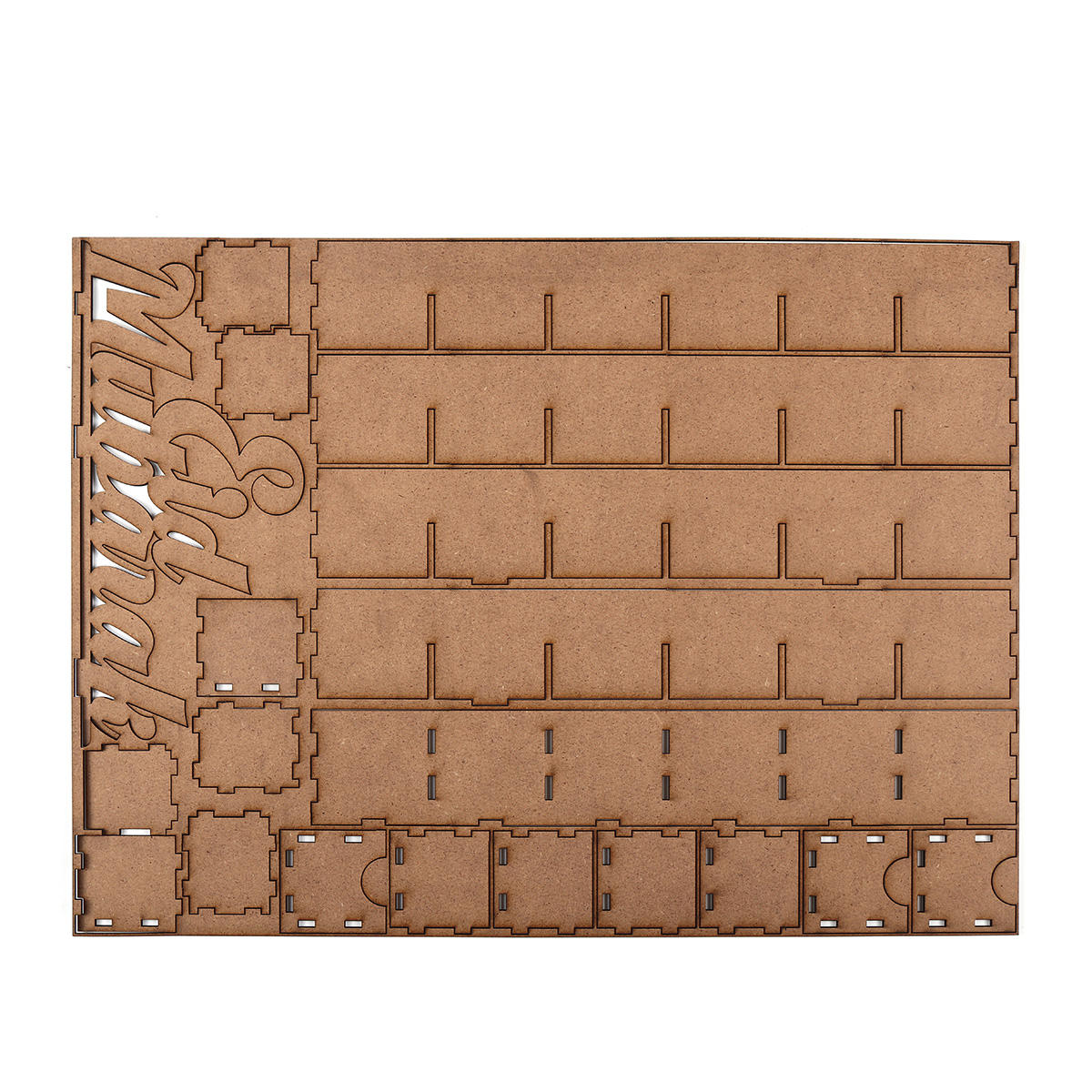 Holz Mdf Eid Ramadan Adventskalender Stand Rack Dekorationen Diy
