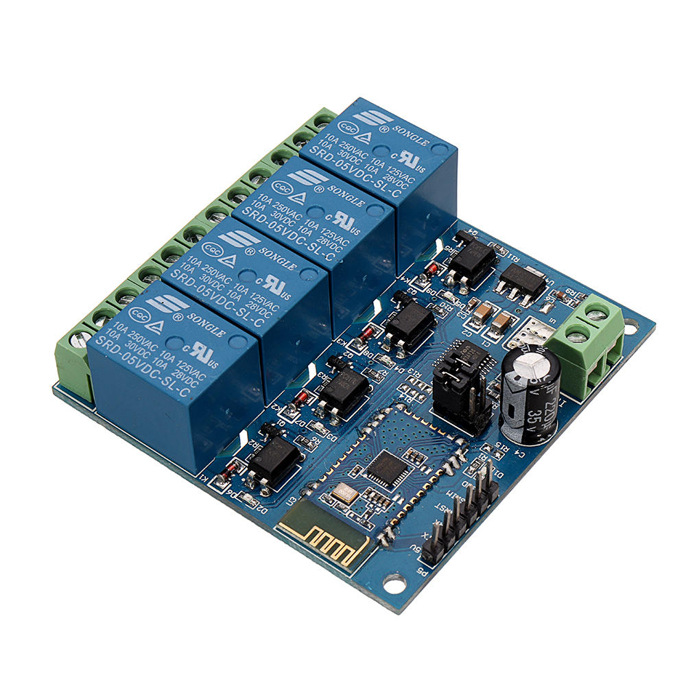 M/ódulo de Rel/é de Bluetooth de 8 Canales Placa de Rel/é de Control Remoto Inal/ámbrico para Android Tel/éfonos