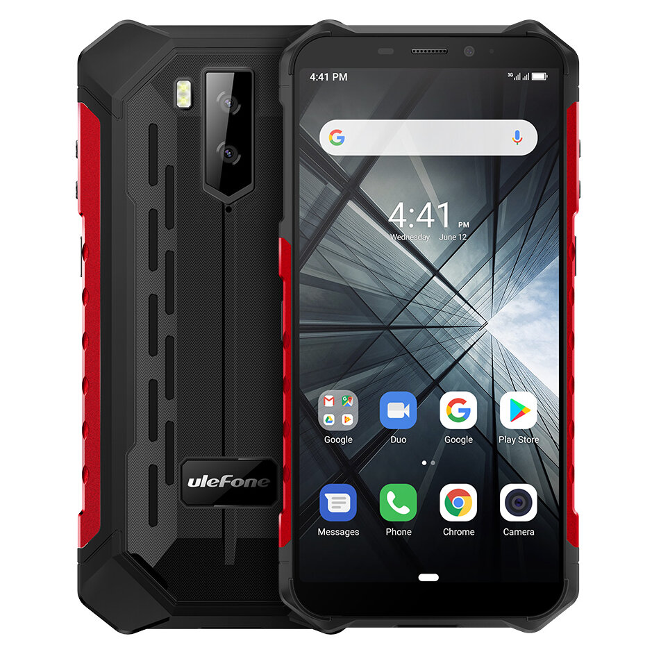 Ulefone ARMOR X3 IP68 IP69K防水5.5インチ5000mAh 2GB 32GB MT6580クアッドコア3Gスマートフォン