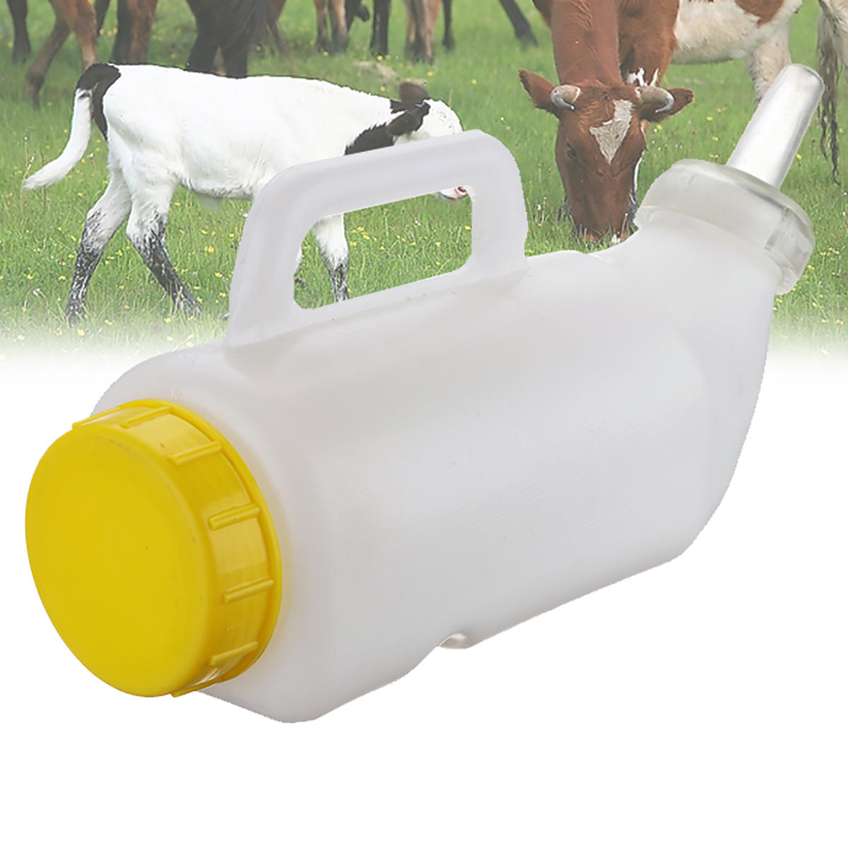 2l Calf Feeding Milk Bottles Drinker Animal Weaning Silicone