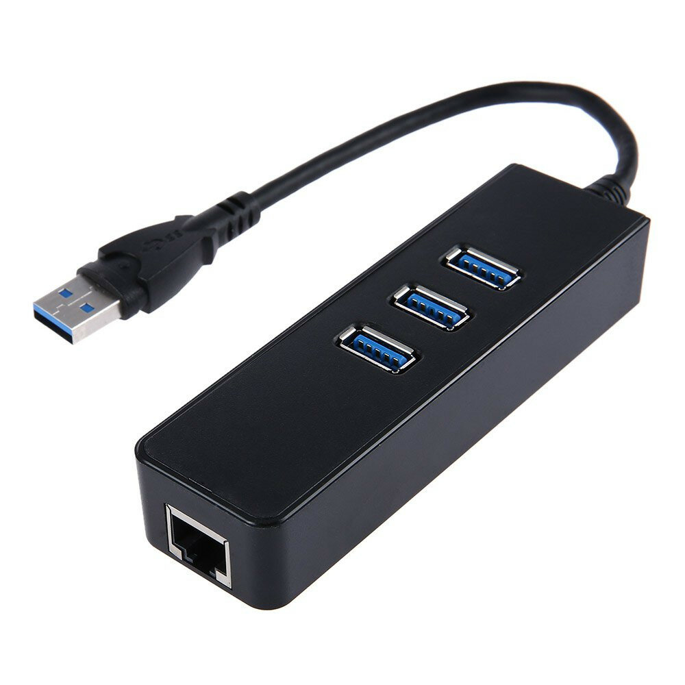 USB 3.0〜3ポートUSB 3.0ハブアダプタ10GBit / sギガビットイーサネットfor PC MACラップトップ不要ドライバ