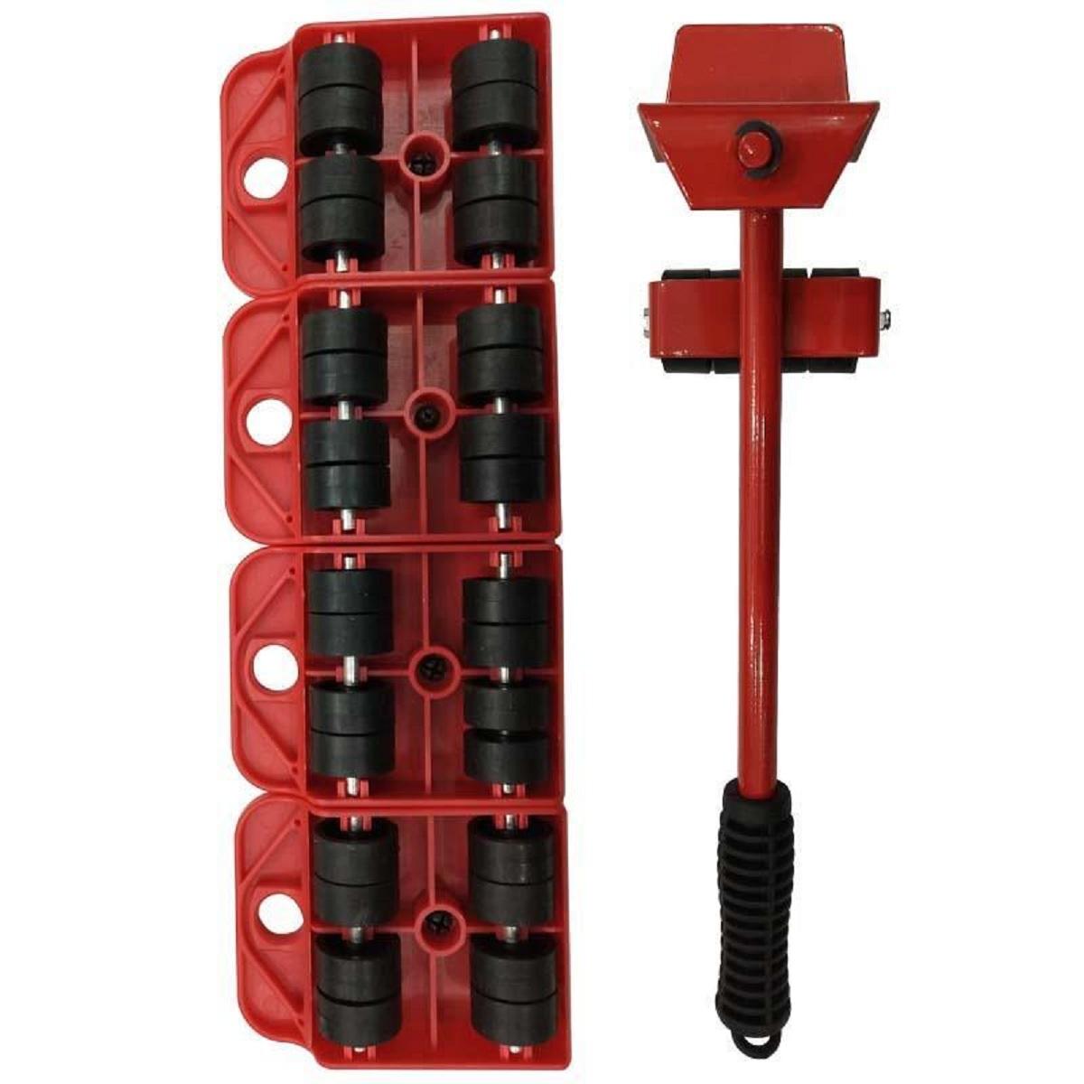 rouge Outils de D/ém/énagement de Meubles Lourds Outil de D/éplacement dObjets Lourds pour Meubles Mobiles de Transport