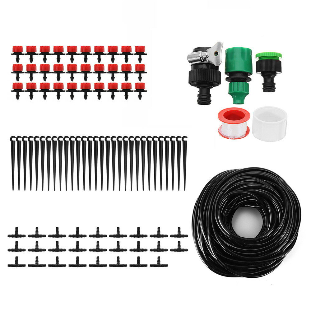 25m Automatische Garten Bewässerungssystem Micro Tropfer Gartenpflanze Kits